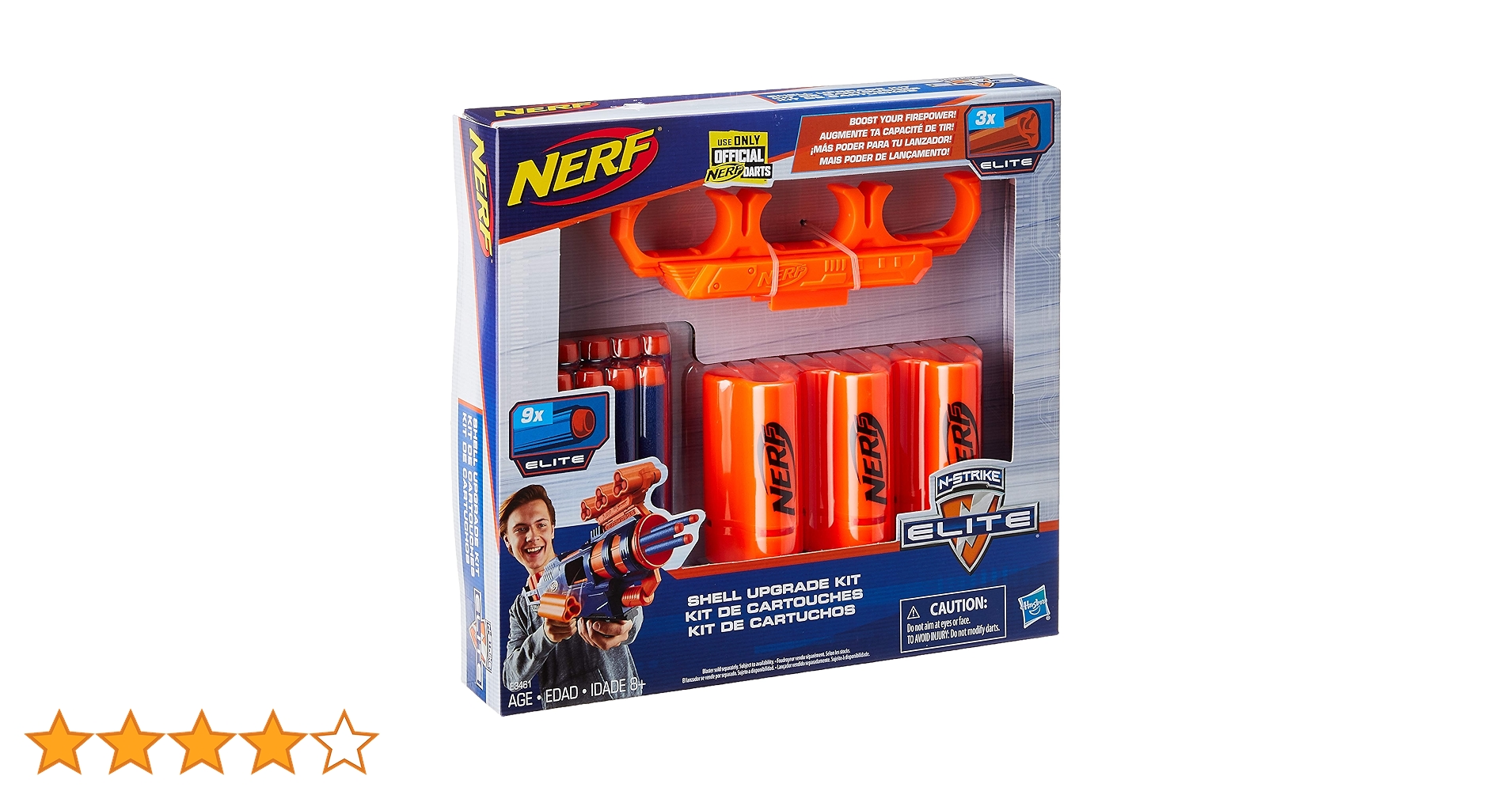 Amazon.co.jp: NERF Upgrade Kit: 3 Shells, 9 Darts, Shell